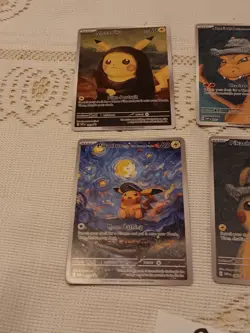 4 Pokemon x Van Gogh Black Star Promo ACG Art Card - Image 2