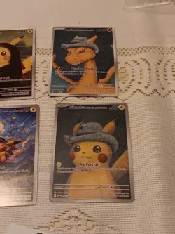 4 Pokemon x Van Gogh Black Star Promo ACG Art Card - Image 3