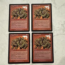 Magic the Gathering MTG Mogg Salvage Play Set Of 4 Cards - Image 1