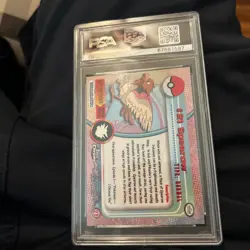 PSA 10 GEM MINT SPEAROW # 21 Topps Chrome HOLO RARE Series 1 Pokemon Card - Image 2