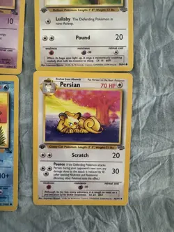 Pokemon TCG 1st Edition Jungle/Fossil Card Set 4 Card Lot NM Vintage WOTC - Image 3