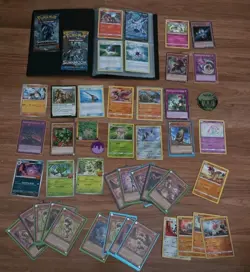 Misc Cards Lot, Mostly Pokemon, Includes 2 Sun & Moon Unopened Packs - Image 1