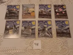 8 Pokemon x Van Gogh Black Star Promo ACG Art Card - Image 1