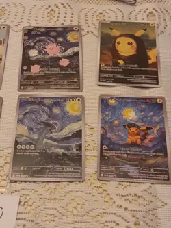 8 Pokemon x Van Gogh Black Star Promo ACG Art Card - Image 3