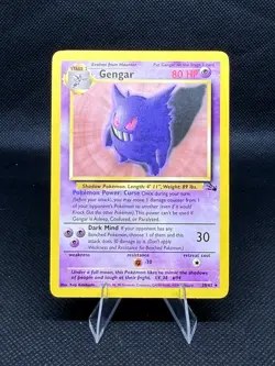 Pokemon TCG Cards Gengar 20/62 Fossil Rare EXC-NM - Image 1