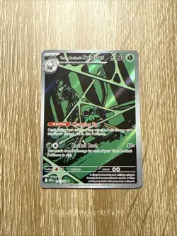 Pokemon TCG Team Rockets Spidops Illustration Rare Card 187/182 Destined Rivals - Image 1