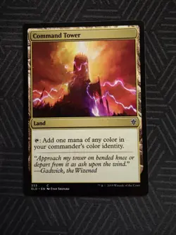 mtg command tower throne of eldraine - Image 1