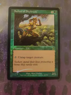 Magic the Gathering MTG 1x Seeker of Skybreak 7th Edition FOIL English LP/SP - Image 1