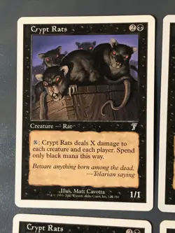 Crypt Rats X4 7th Edition Ex Condition See Pics Front Back - Image 5