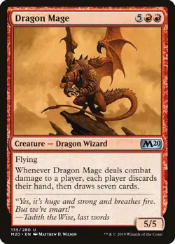 Dragon Mage 1x MtG 2020 m20 Core Edition SP/NM - Image 1