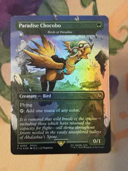 Paradise Chocobo Birds of Paradise (Borderless) (Foil) FINAL FANTASY P 0483 MTG - Image 1