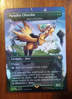 Paradise Chocobo Birds of Paradise (Borderless) (Foil) FINAL FANTASY P 0483 MTG - Image 1
