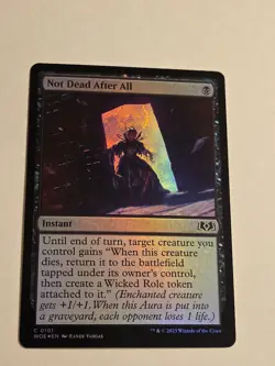 Not Dead After All X1 FOIL WOE MTG Wilds Of Eldraine - Image 1