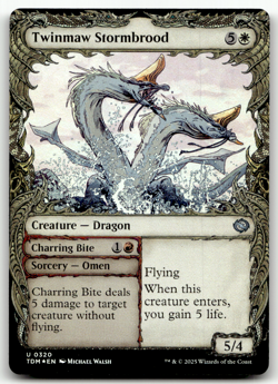 Twinmaw Stormbrood (Showcase) U Tarkir: Dragonstorm 320 NM - Image 1