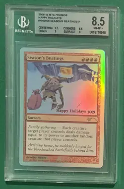 Season’s Beatings Happy Holidays 2009 8.5 BGS NM-MT+ - Image 1