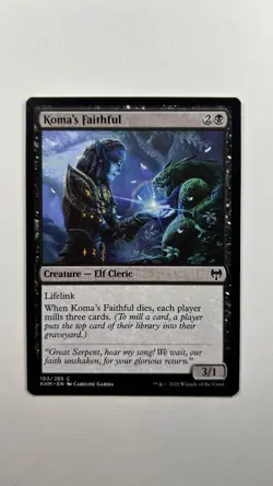 MTG Kaldheim Koma's Faithful 102/285 Magic the Gathering - Image 1