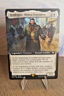 Heidegger, Shinra Executive (Extended Art) - 0136 - Final Fantasy - MTG - NM - Image 1