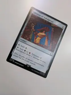 MTG - Talisman of Indulgence - Fallout (PIP) NM/M Condition - Image 2