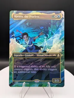 Katara, the Fearless (Borderless) FOIL: Avatar ATLA MTG (NM) - Image 1