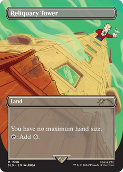 MTG - Reliquary Tower (1536) (Rainbow Foil) [Secret Lair Drop Series] Foil - Image 1