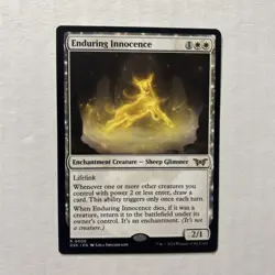 MTG Enduring Innocence - Foil, Duskmourn: House of Horror, Lightly Played, Engli - Image 1