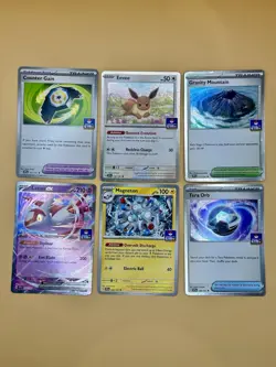 Pokemon TCG Gym Stamp Promo Surging Sparks SSP 6 Card Bundle - Image 1