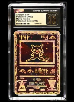 Pokemon The Movie 2000 Ancient Mew Movie Promo CGC PRISTINE 10 💫SWIRL💫 - Image 1
