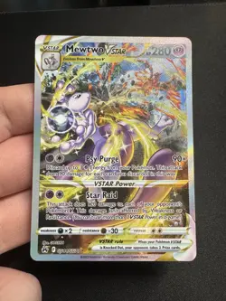 2023 POKEMON SWORD & SHIELD CROWN ZENITH #GG44 MEWTWO VSTAR - Image 1