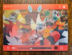 Ash Pikachu Rowlet TV Lanticular No 013 Eif Origin 4.0 Non-TCG Pokemon - Image 1