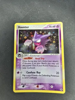 Pokemon TCG- Haunter 34/112 FireRed & LeafGreen Reverse Holo Rare - Image 1