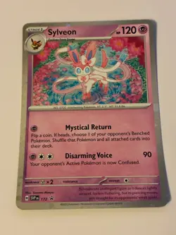 Sylveon 172 Prismatic Evolutions Cosmos Holo Black Star Promo Pokemon TCG NM/M - Image 1