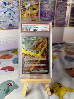 Pokemon TCG Team Rockets Moltres EX 208/182 Destined Rivals PSA 10 - Image 1