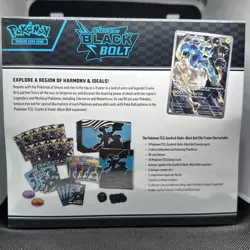 Pokemon TCG: Scarlet & Violet-Black Bolt Factory Sealed Elite Trainer Box (ETB) - Image 3