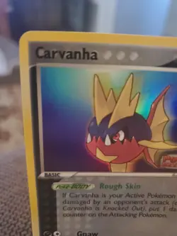 Pokemon TCG EX Power Keepers Carvanha 47/108 Stamped Holo LP+ 🌟 - Image 2
