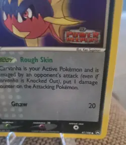 Pokemon TCG EX Power Keepers Carvanha 47/108 Stamped Holo LP+ 🌟 - Image 4