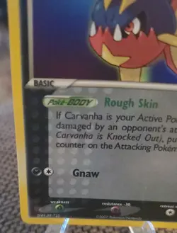 Pokemon TCG EX Power Keepers Carvanha 47/108 Stamped Holo LP+ 🌟 - Image 5
