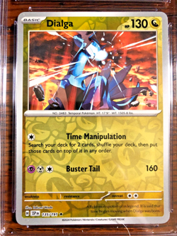 Dialga Reverse Holo #135 - CGC NM/MINT+ 8.5 - 2024 Surging Sparks - Pokemon TCG - Image 2