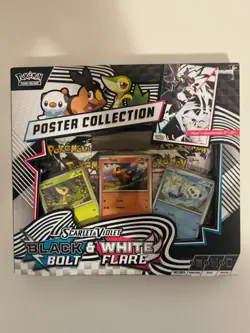 Pokemon Black Bolt And White Flare Poster Collection - Factory Sealed - Image 1
