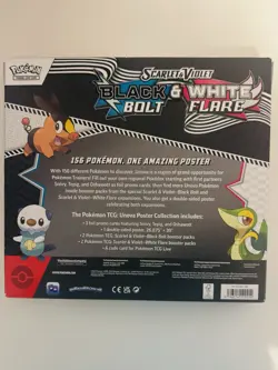 Pokemon Black Bolt And White Flare Poster Collection - Factory Sealed - Image 2