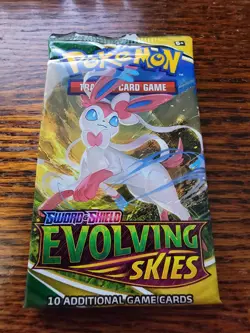Pokemon TCG - Sword & Shield - Evolving Skies Booster Pack - New Factory Sealed - Image 1
