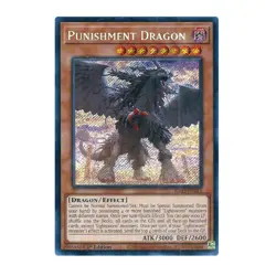 Yu-Gi-Oh! Punishment Dragon (Secret Rare) - Quarter Century Bonanza - Image 1