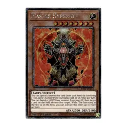 Yu-Gi-Oh! Master Hyperion (Platinum Secret Rare) - Quarter Century Bonanza - Image 1