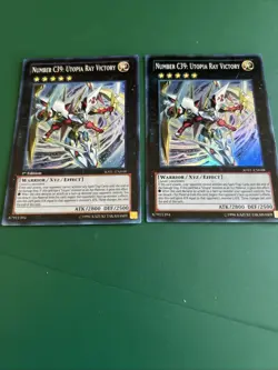 Yu-Gi-Oh! 2x Number C39: Utopia Ray Victory JOTL-EN048 - 1st Edition NM - Image 1