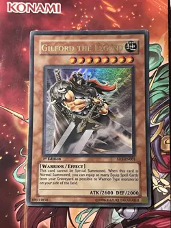 Yugioh Gilford The Legend SD5-EN001 Ultra Rare 1st Ed LP-NM - Image 1