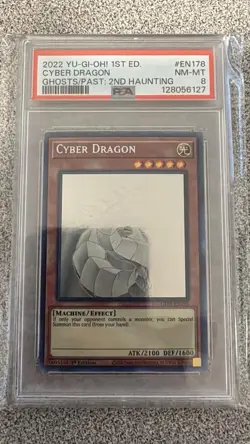 2022 YU-GI-OH! GFP2-GHOSTS FROM THE PAST: THE 2ND HAUNTING CYBER DRAGON PSA 8 - Image 1