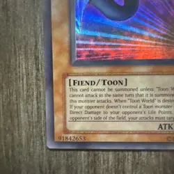 Yugioh Toon Summoned Skull MRL-073 Unlimited Ultra Rare Holo - Image 4