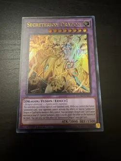 Yugioh! Secretarion Dragon DUAD-EN037 1st Ed Ultra Rare NM - Image 1