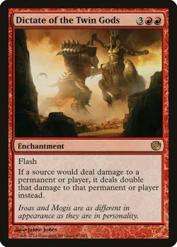 Dictate of the Twin Gods Journey into Nyx NM Red Rare MAGIC MTG CARD ABUGames - Image 1