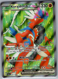 Koraidon ex 231/198 SV01: Scarlet & Violet Base Set - Pokemon Card - NM - Image 1