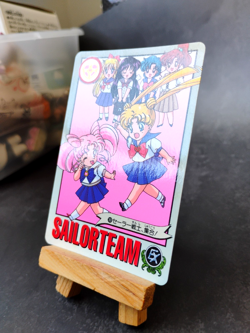 Sailor Team - 169 - Sailor Moon S - Vintage 1994 Bandai Carddass Card - Image 2
